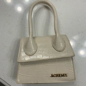 Mini Snakeskin-Print Purse